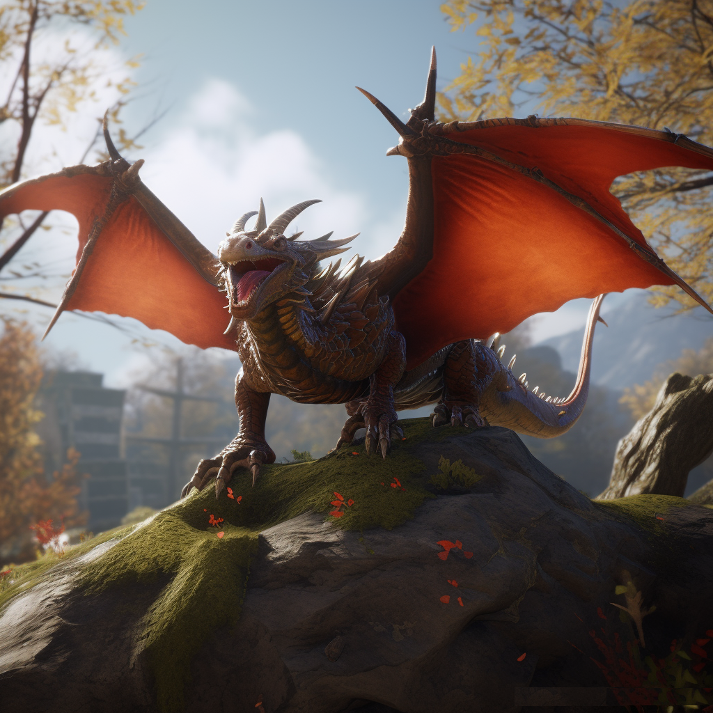 Cultural significance of flying dragons.