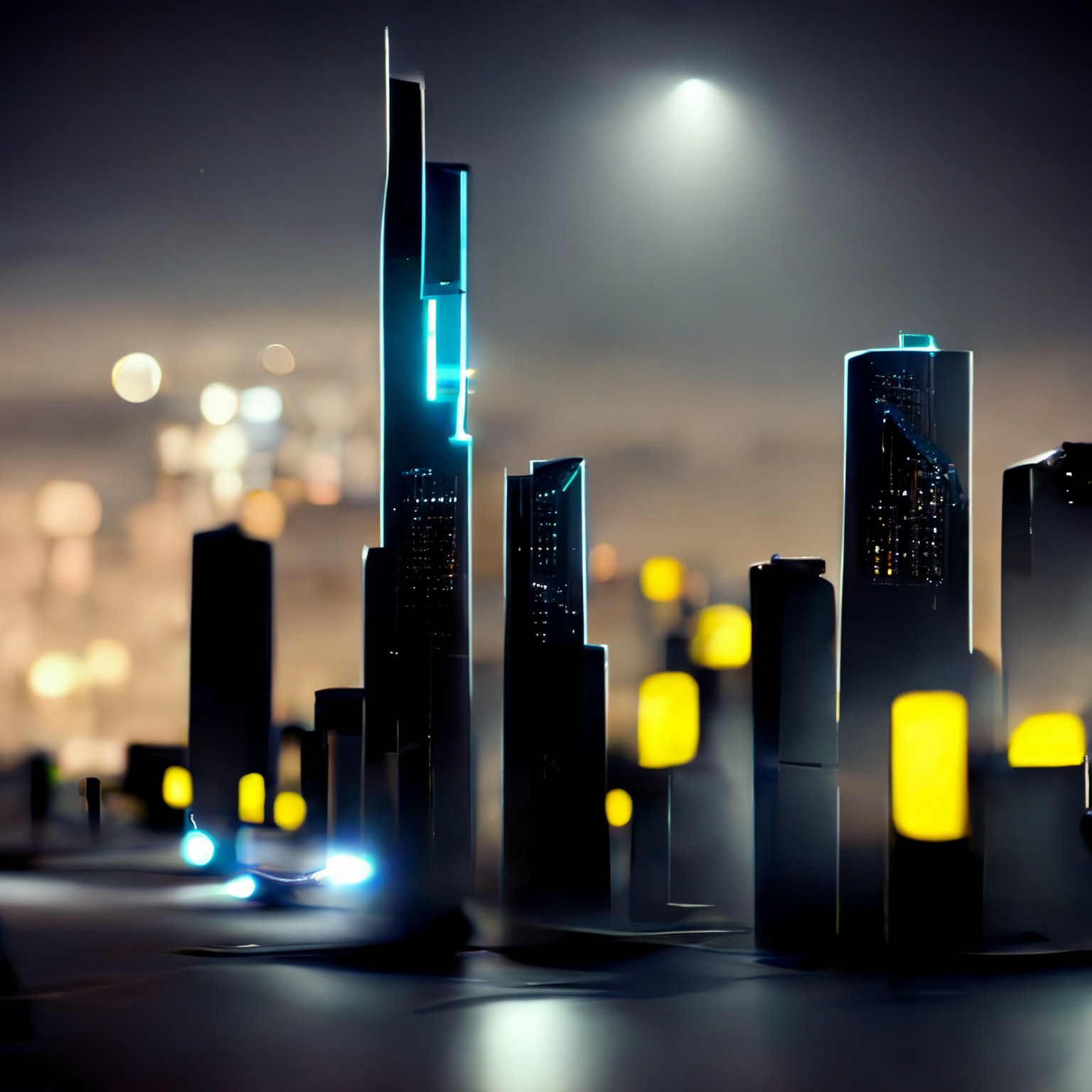 A randomly generated AI city scape.