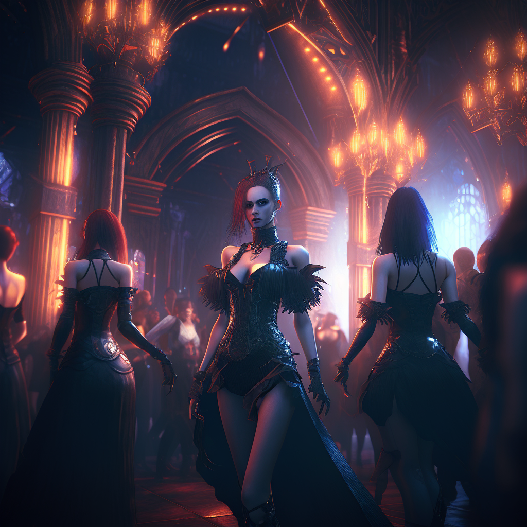 Gothic night club.