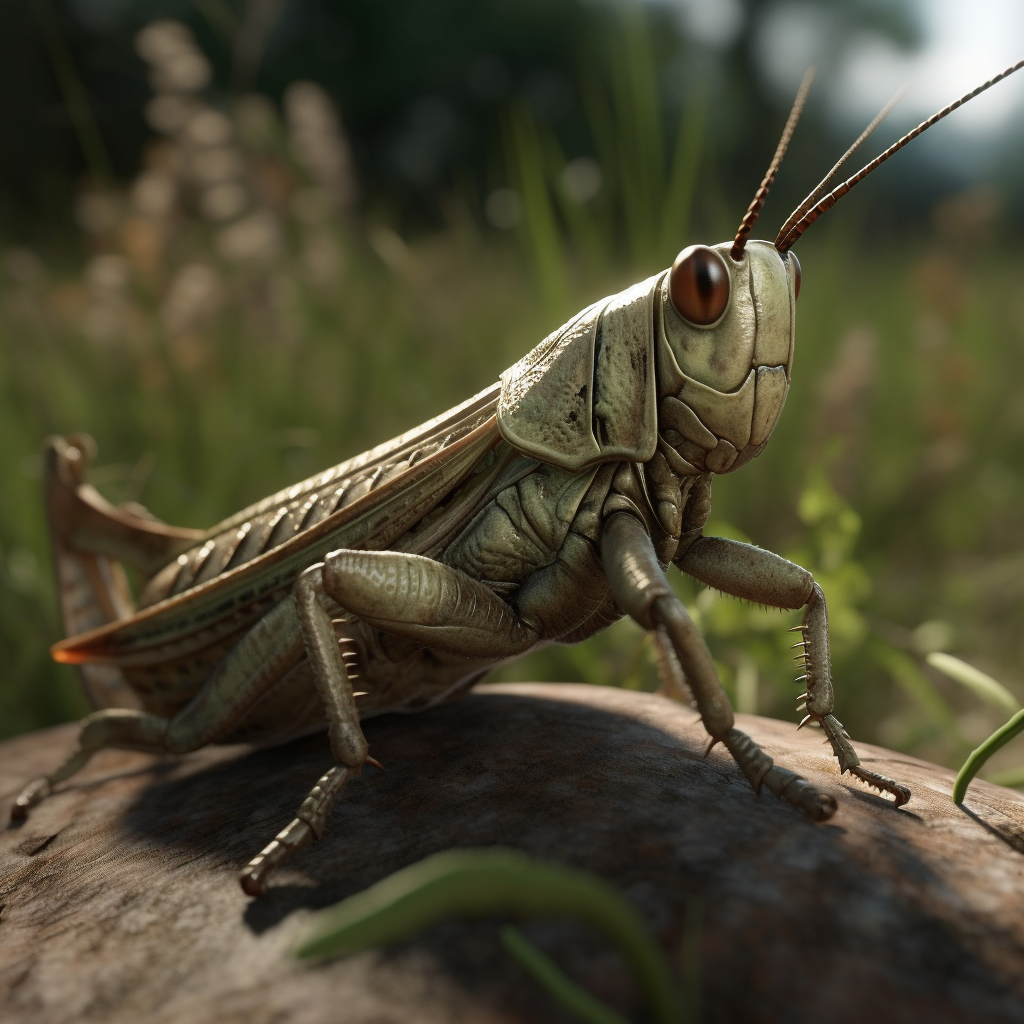 Grasshoppers belong to the Acrididae family