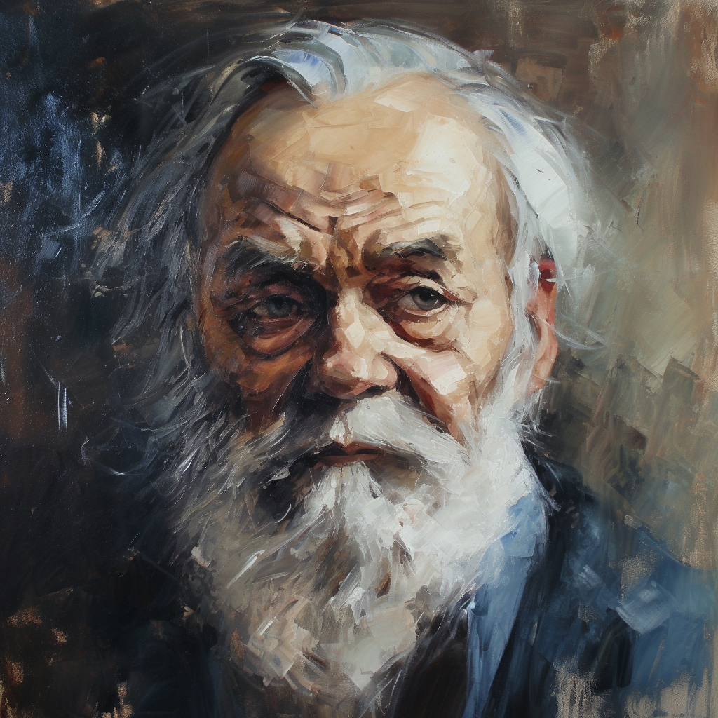 Oil painting portraits.