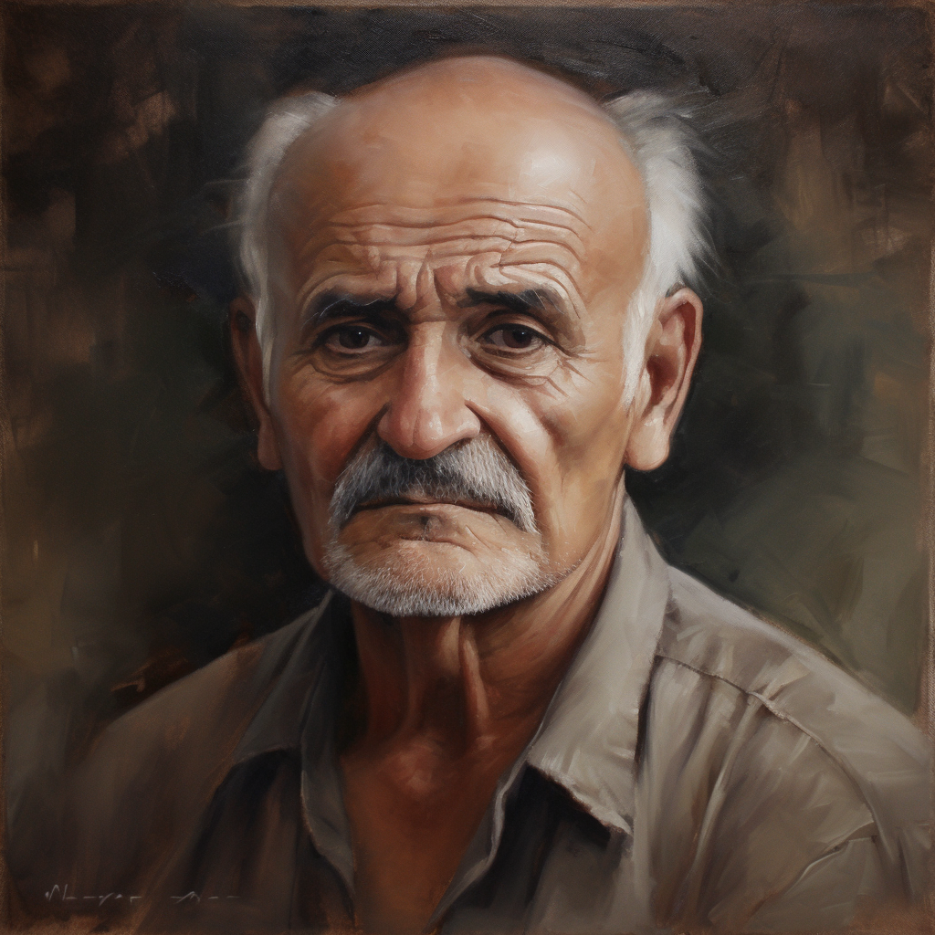 Portraits of old men