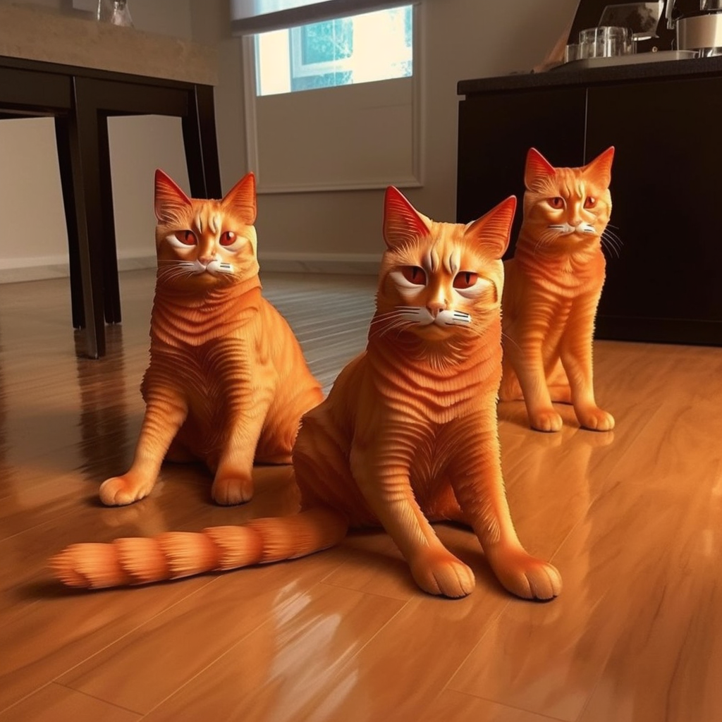 Orange, tabby, or even calico
