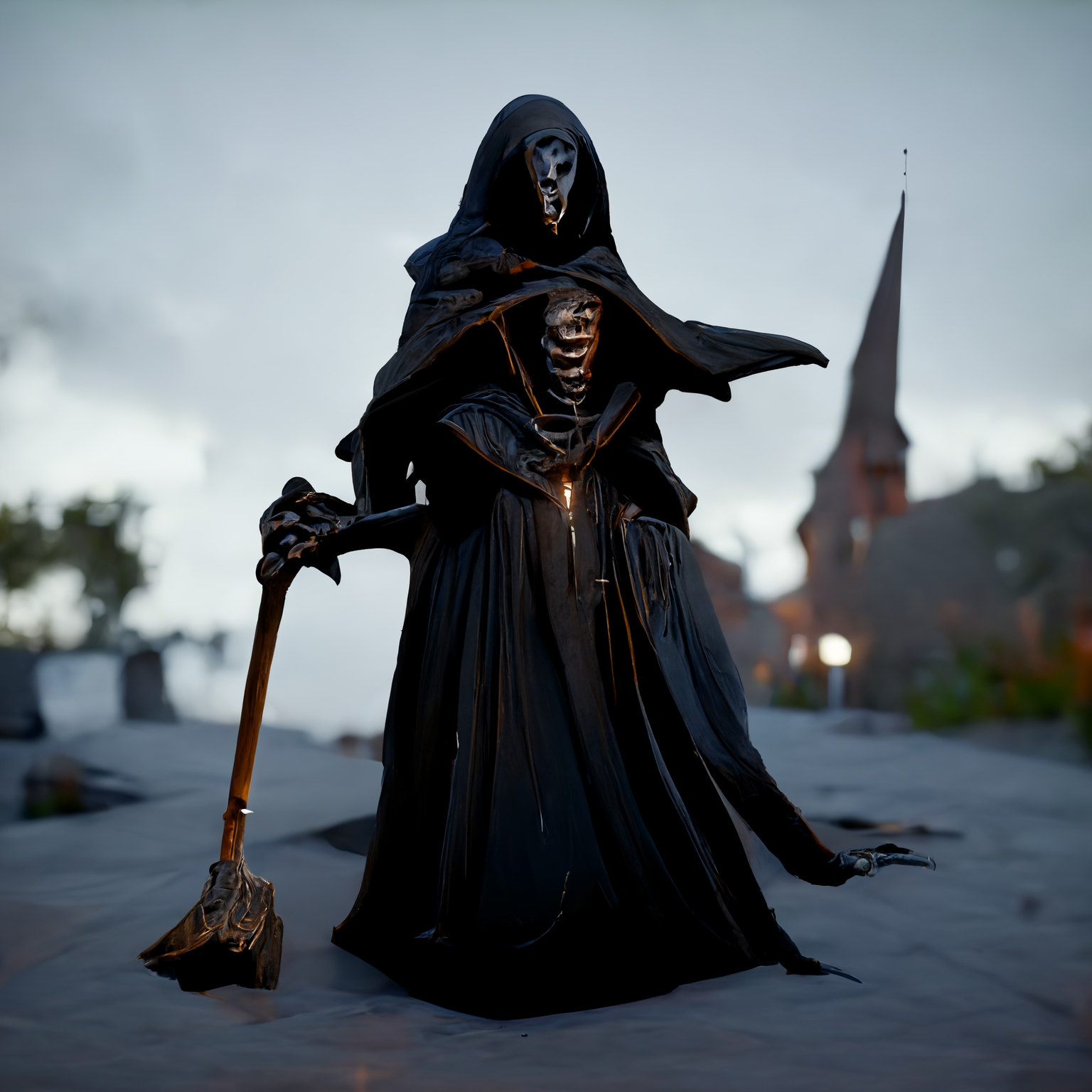 Carrying a club like instrument or weapon.