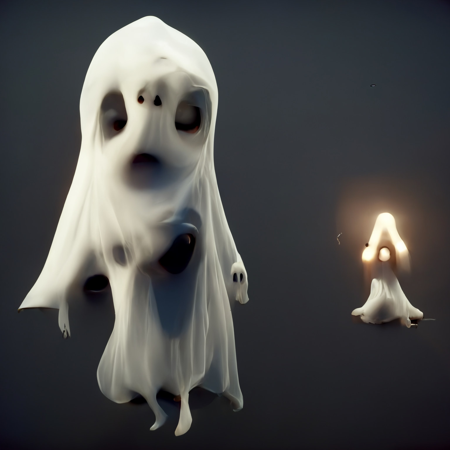 A ghost inside a ghost - quite haunting actually.