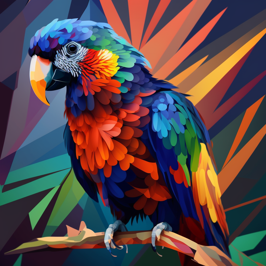 Colorful parrot