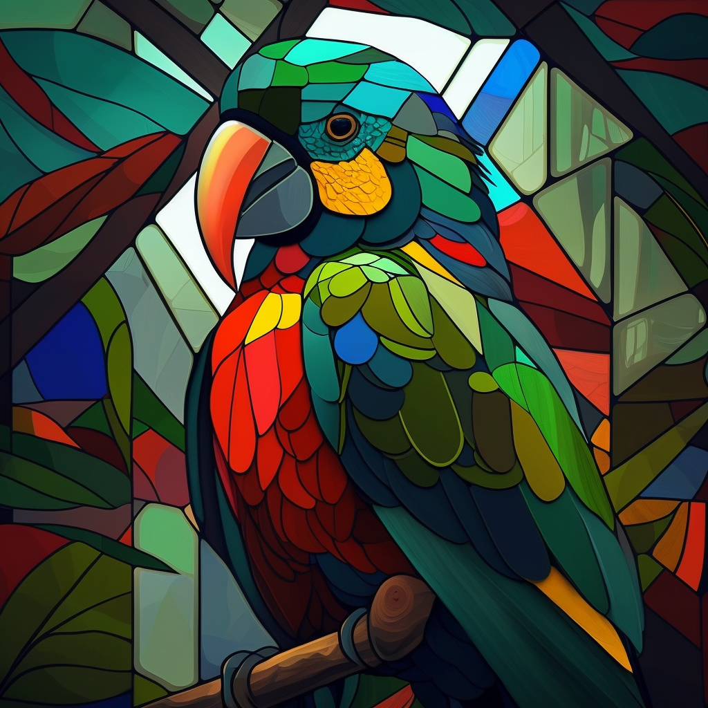 AI Picasso Parrot