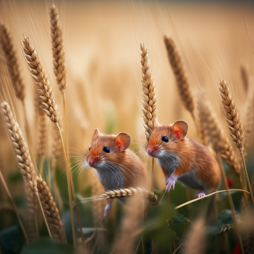 Red color in these mice