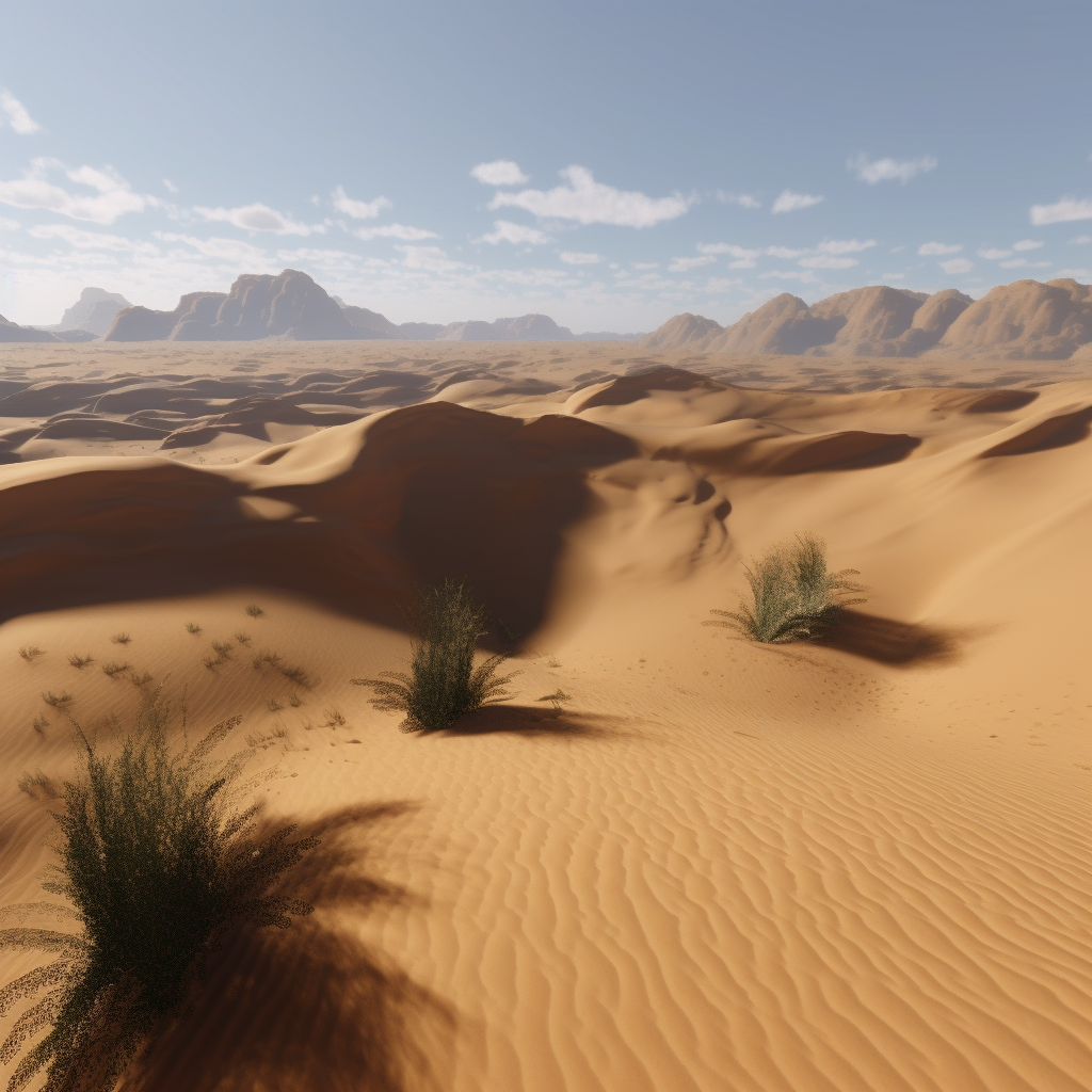 Otherworldly silence pervades the Sahara