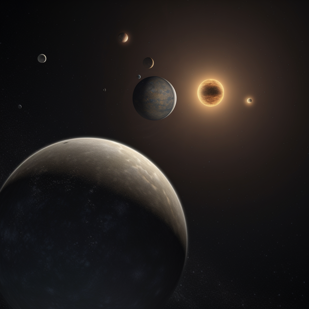 Distant solar system