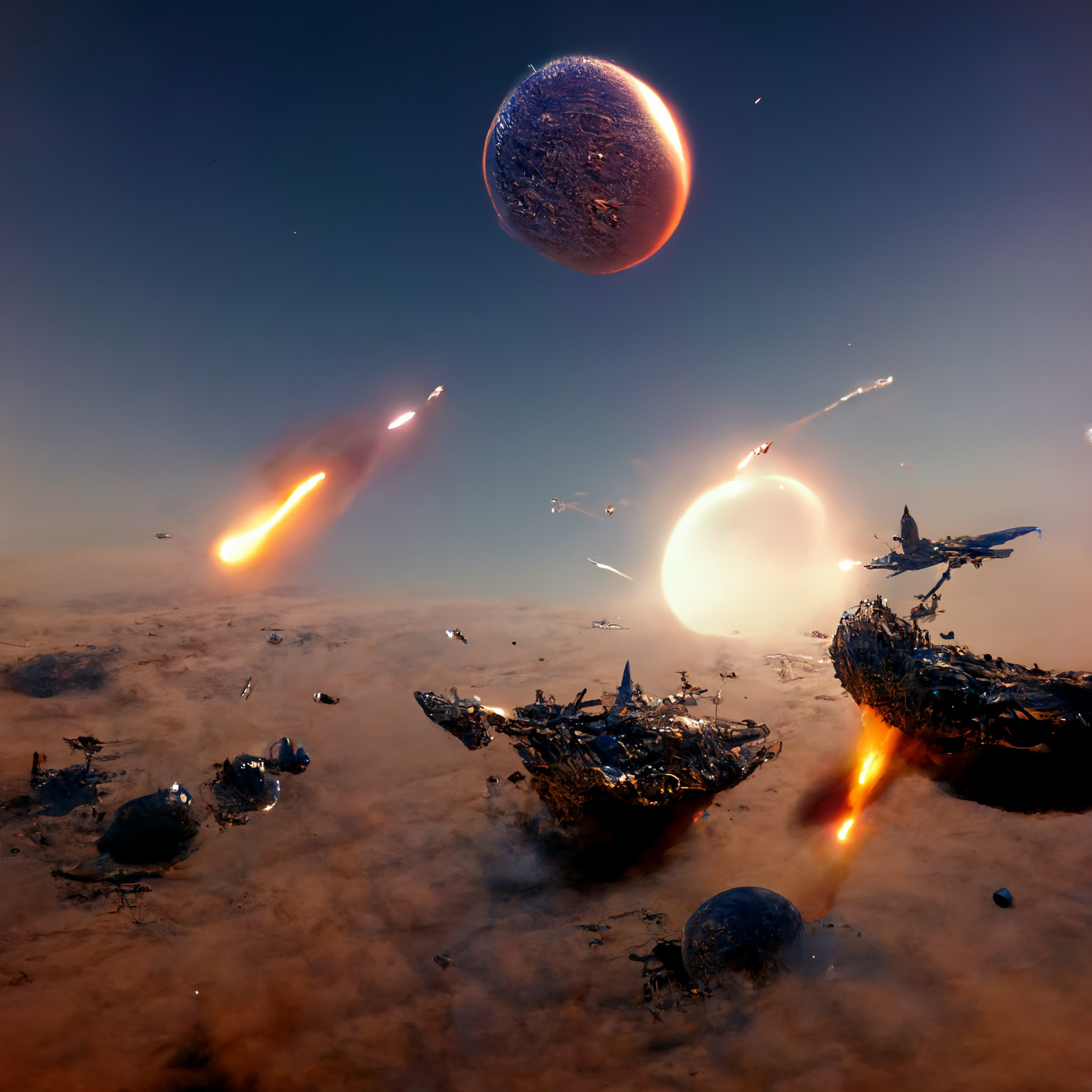 Planet invasion - defending the skies.