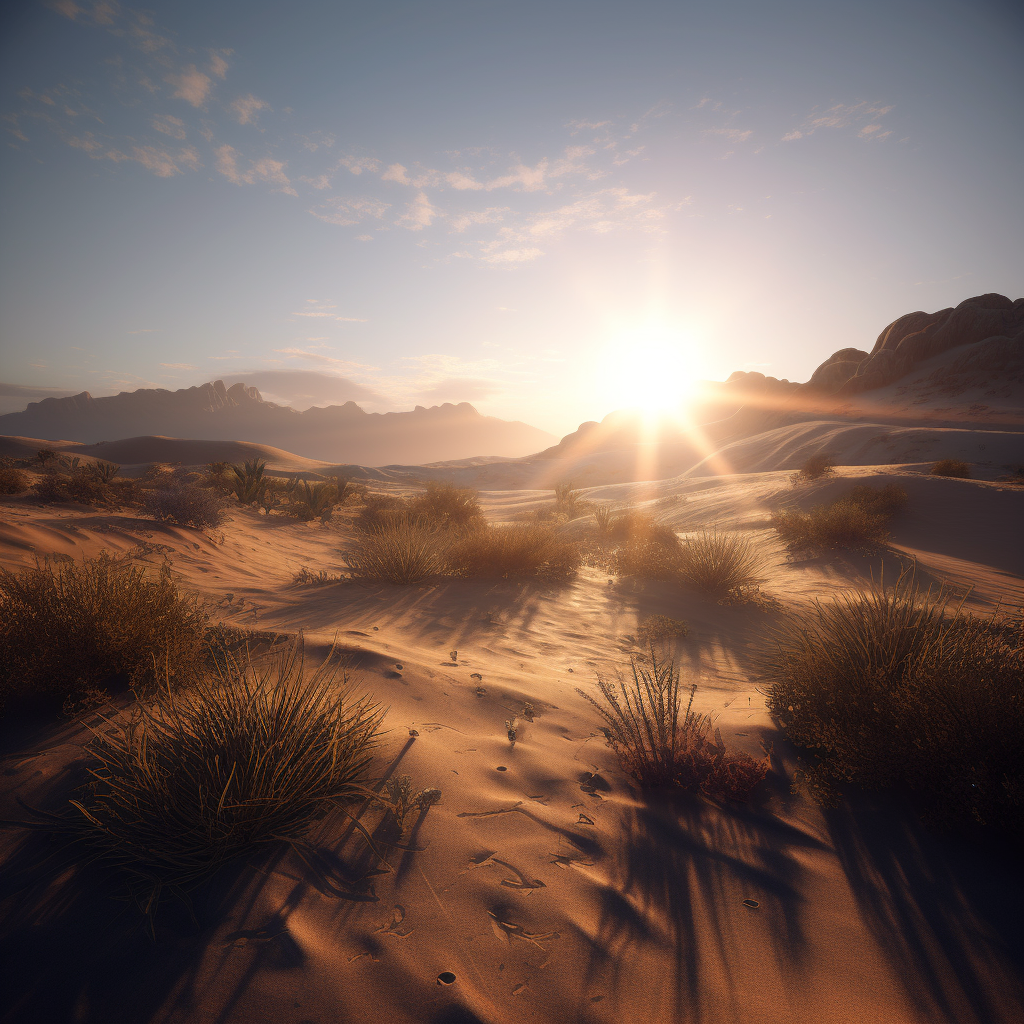 Gradually, the sky turns a dazzling blue.