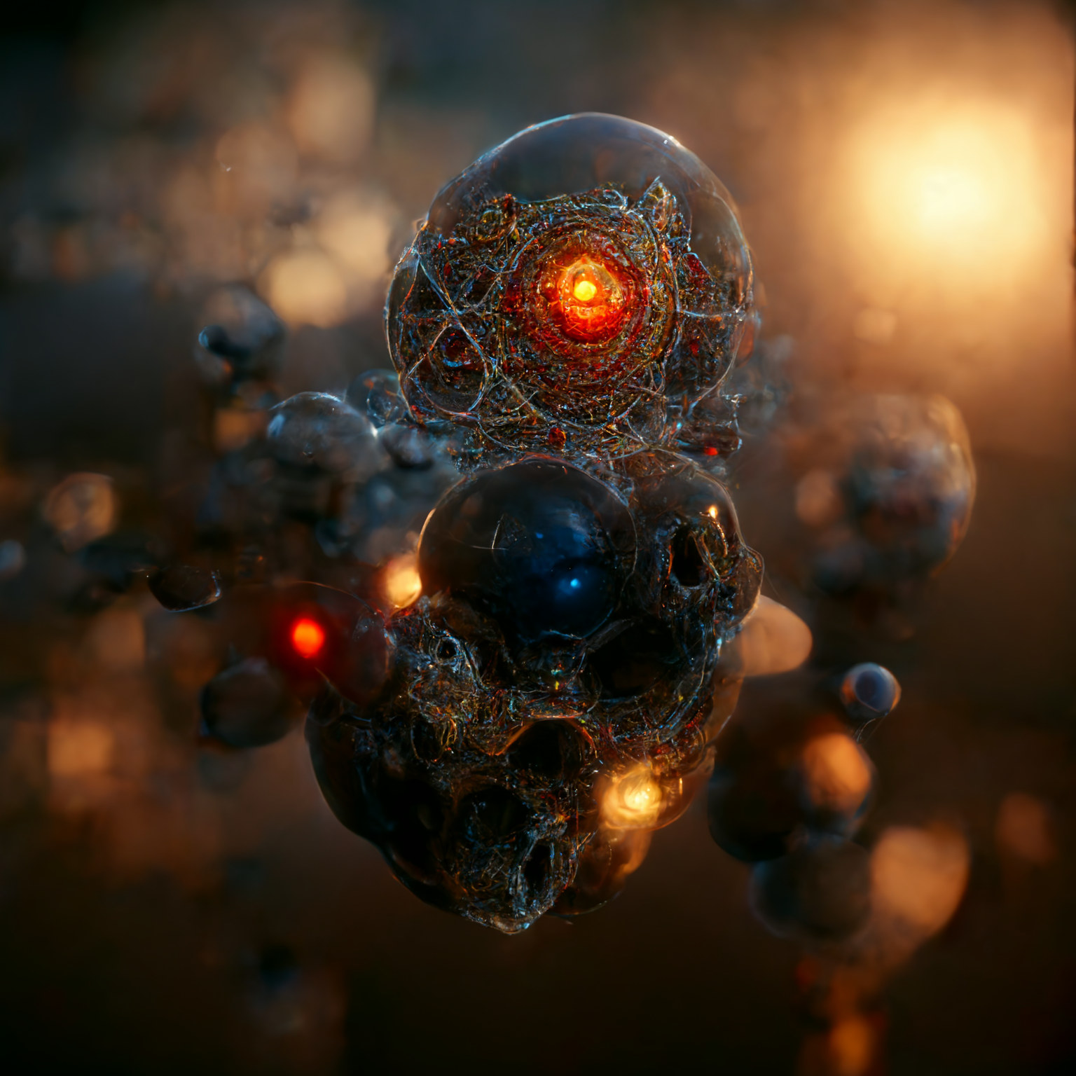 Another version of an atom with friends.