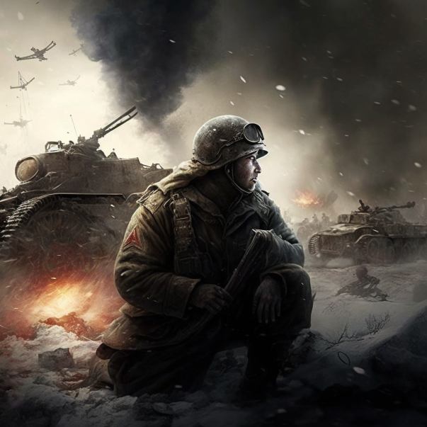 Running around in battle.