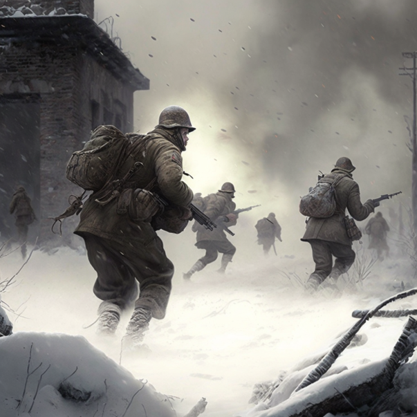 More soldiers in Stalingrad battling for survival.